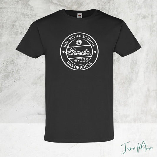 Shirt Ruka schwarz mit weißem Aufdruck