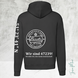 Sweatshirt Jacke Unisex mit Kaputze