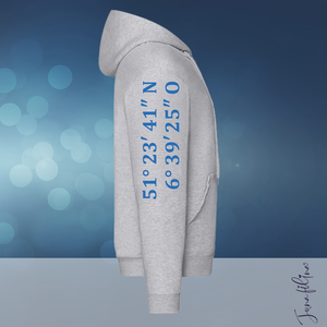 Sweatshirt Jacke Unisex mit Kaputze