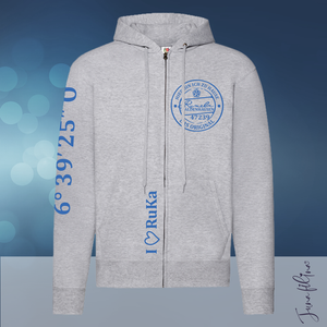 Sweatshirt Jacke Unisex mit Kaputze