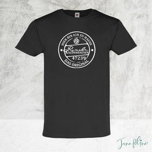 Shirt Ruka schwarz mit weißem Aufdruck