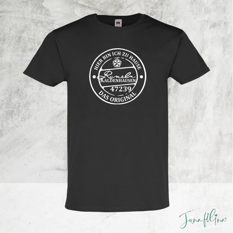 Shirt Ruka schwarz mit weißem Aufdruck