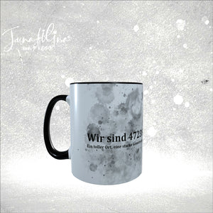 Tasse schwarz mit Ruka Logo