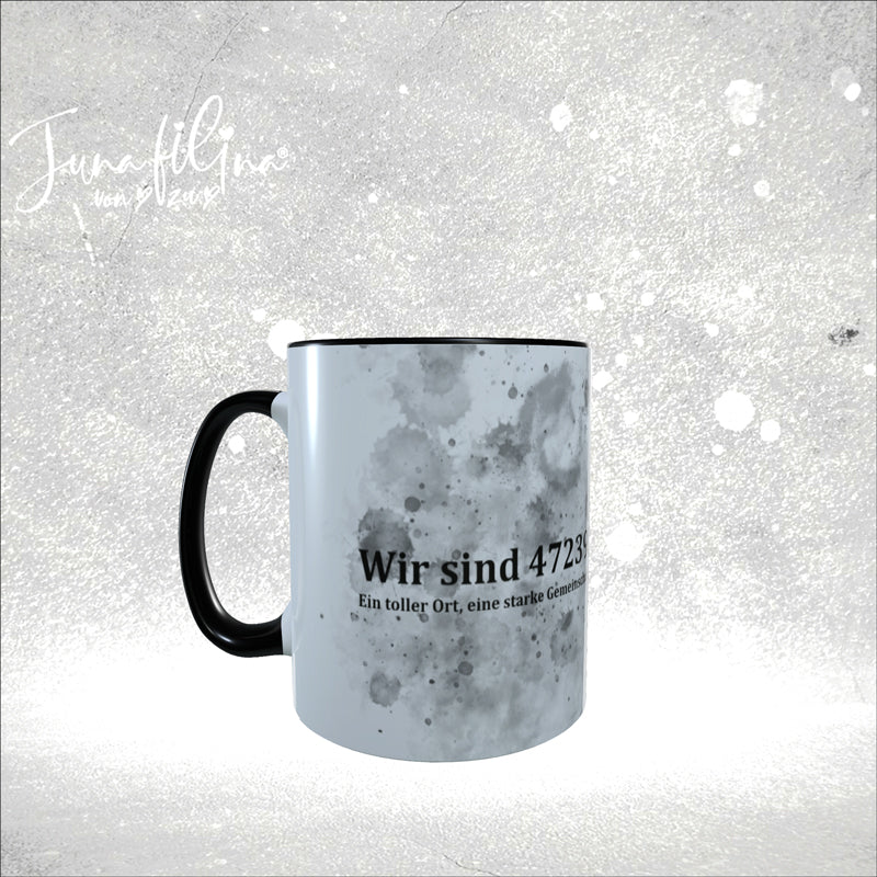 Tasse schwarz mit Ruka Logo